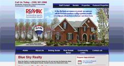 Desktop Screenshot of blue-sky-realty.com